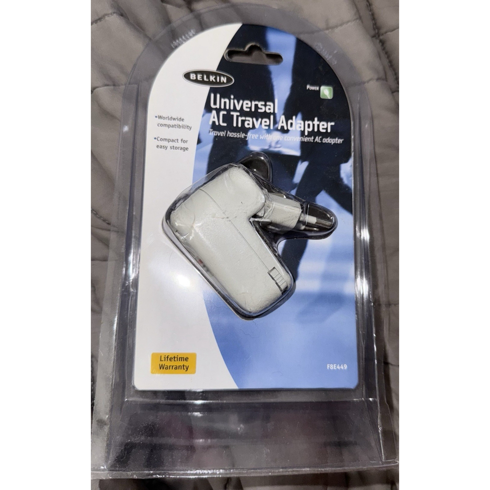 2 NEW Belkin AC Adapter Worldwide Travel Compatibility (Not Voltage Converter)